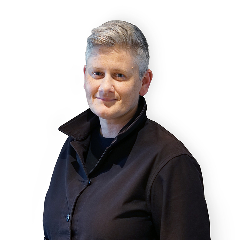 Sarah in black jacket