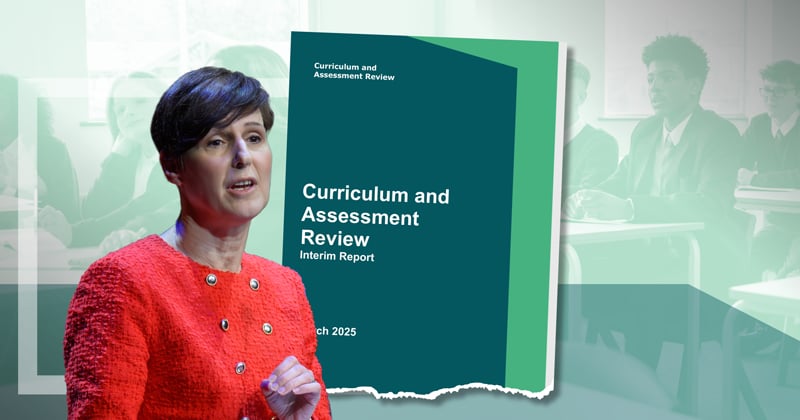 The chair of the Curriculum and assessment review panel Becky Francis.